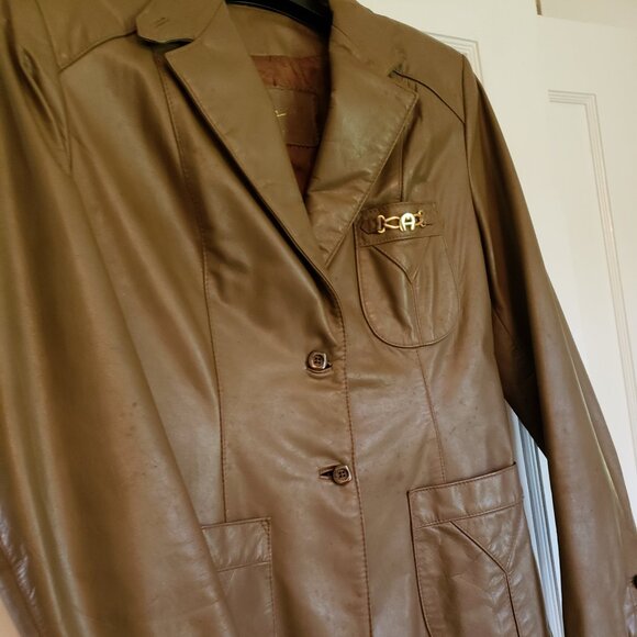 Genuine Vintage Etienne Aigner Leather Jacket - Picture 4 of 6